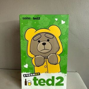 Ted2 Bear Toy with Yellow Hoodie